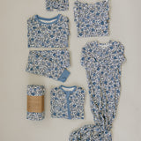 Bluebell Pointelle Bamboo Stretch Swaddle