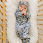 Bluebell Pointelle Bamboo Knot Gown | Milk & Baby