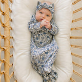 Bluebell Pointelle Bamboo Knot Gown | Milk & Baby