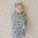 Bluebell Pointelle Bamboo Head Wrap | Milk & Baby