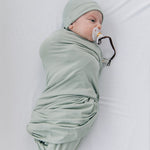 Sage Bamboo Newborn Knot Hat | Milk & Baby