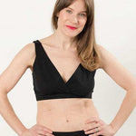 Cross-Front Pull-Over Nursing & Maternity Bralette - Solids | Milk & Baby