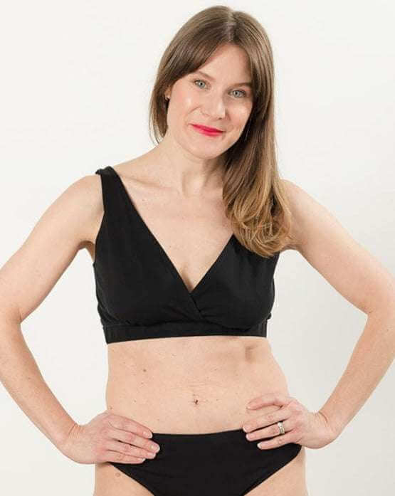 Cross-Front Pull-Over Nursing & Maternity Bralette - Solids | Milk & Baby
