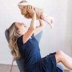 Everyday Breastfeeding Dress | Navy | Milk & Baby