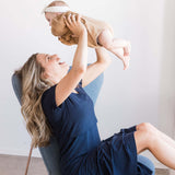 Everyday Breastfeeding Dress | Navy | Milk & Baby