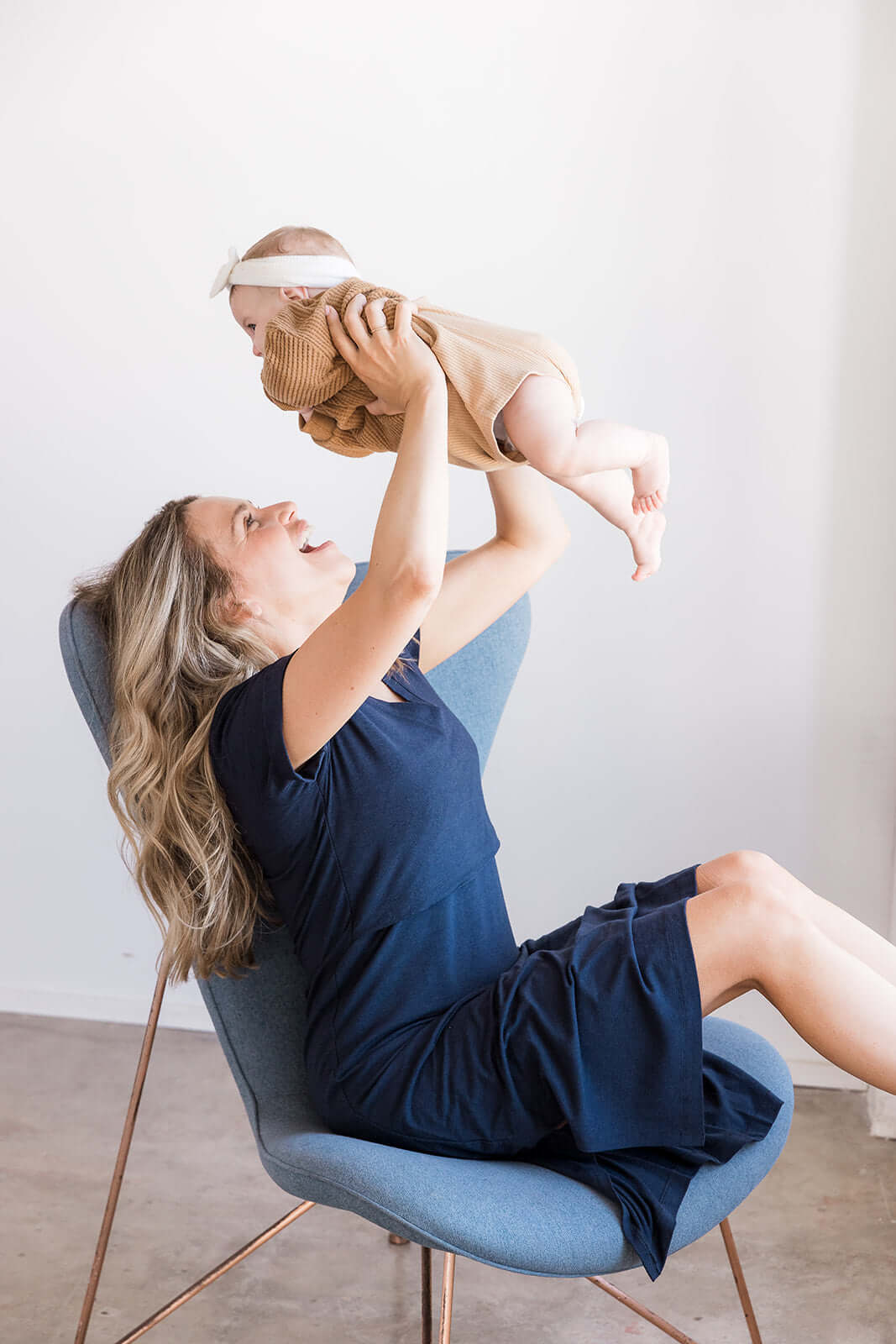 Everyday Breastfeeding Dress | Navy | Milk & Baby