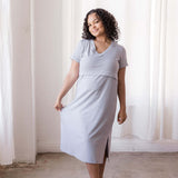 Everyday Breastfeeding Dress | Heather Gray | Milk & Baby