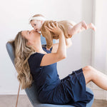 Everyday Breastfeeding Dress | Navy | Milk & Baby