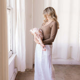 Little Breastfeeding Top | Americano Brown