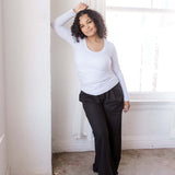 Little Breastfeeding Top | White