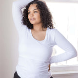 Little Breastfeeding Top | White