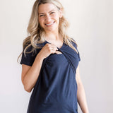 Everyday Breastfeeding Dress | Navy | Milk & Baby