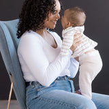 Little Breastfeeding Top | White