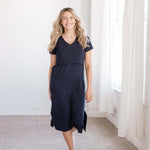 Everyday Breastfeeding Dress | Navy | Milk & Baby