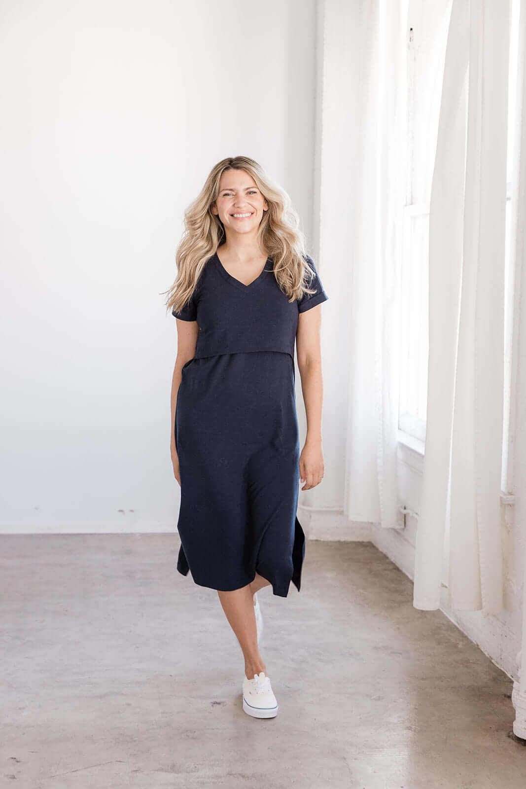 Everyday Breastfeeding Dress by MLM Brand | Postpartum Essentials S Everyday Breastfeeding Dress by MLM Brand | Postpartum Essentials S