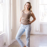 Everywhere Breastfeeding Tank Top | Americano Brown