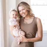 Everywhere Breastfeeding Tank Top | Americano Brown
