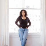 Little Breastfeeding Top | Black