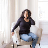 Little Breastfeeding Top | Black