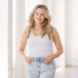 Everywhere Breastfeeding Tank Top | White