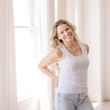 Everywhere Breastfeeding Tank Top | White
