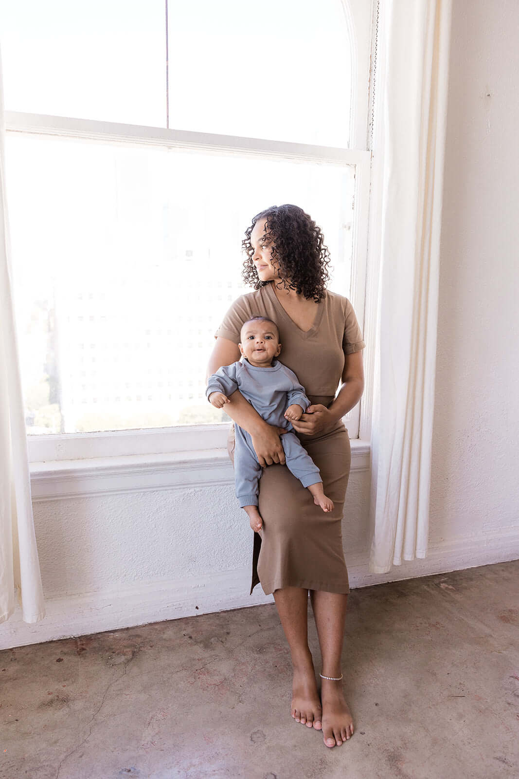 Everyday Breastfeeding Dress | Americano Brown | Milk & Baby