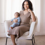 Everyday Breastfeeding Dress | Americano Brown | Milk & Baby