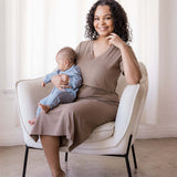 Everyday Breastfeeding Dress | Americano Brown | Milk & Baby