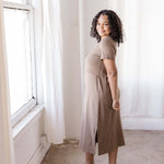 Everyday Breastfeeding Dress | Americano Brown | Milk & Baby