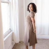 Everyday Breastfeeding Dress | Americano Brown | Milk & Baby