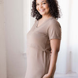 Everyday Breastfeeding Dress | Americano Brown | Milk & Baby