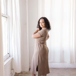 Everyday Breastfeeding Dress | Americano Brown | Milk & Baby