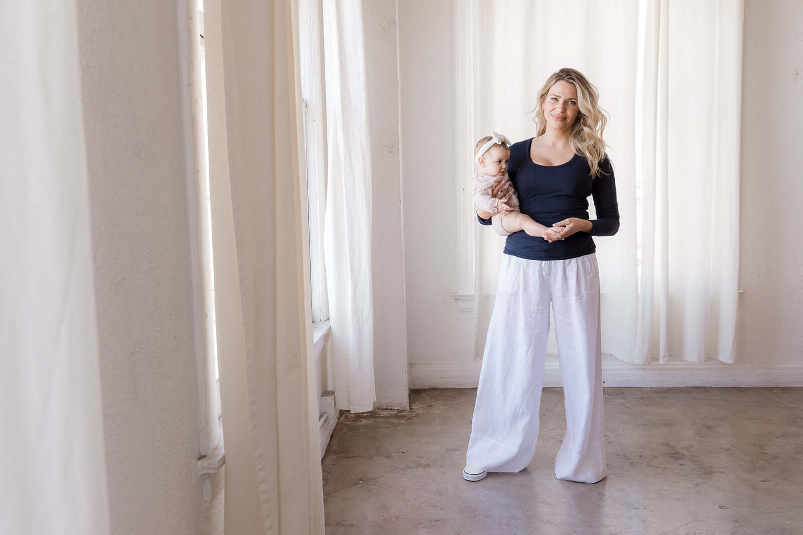 Little Breastfeeding Top | Navy | Milk & Baby