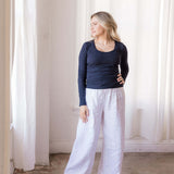 Little Breastfeeding Top | Navy