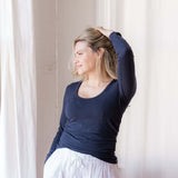 Little Breastfeeding Top | Navy