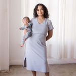 Everyday Breastfeeding Dress | Heather Gray | Milk & Baby