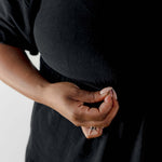 Tiered Breastfeeding Dress | Black | Milk & Baby