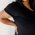 Everyday Breastfeeding Dress | Black | Milk & Baby