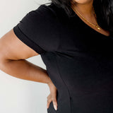 Everyday Breastfeeding Dress | Black | Milk & Baby