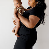 Everyday Breastfeeding Dress | Heather Gray