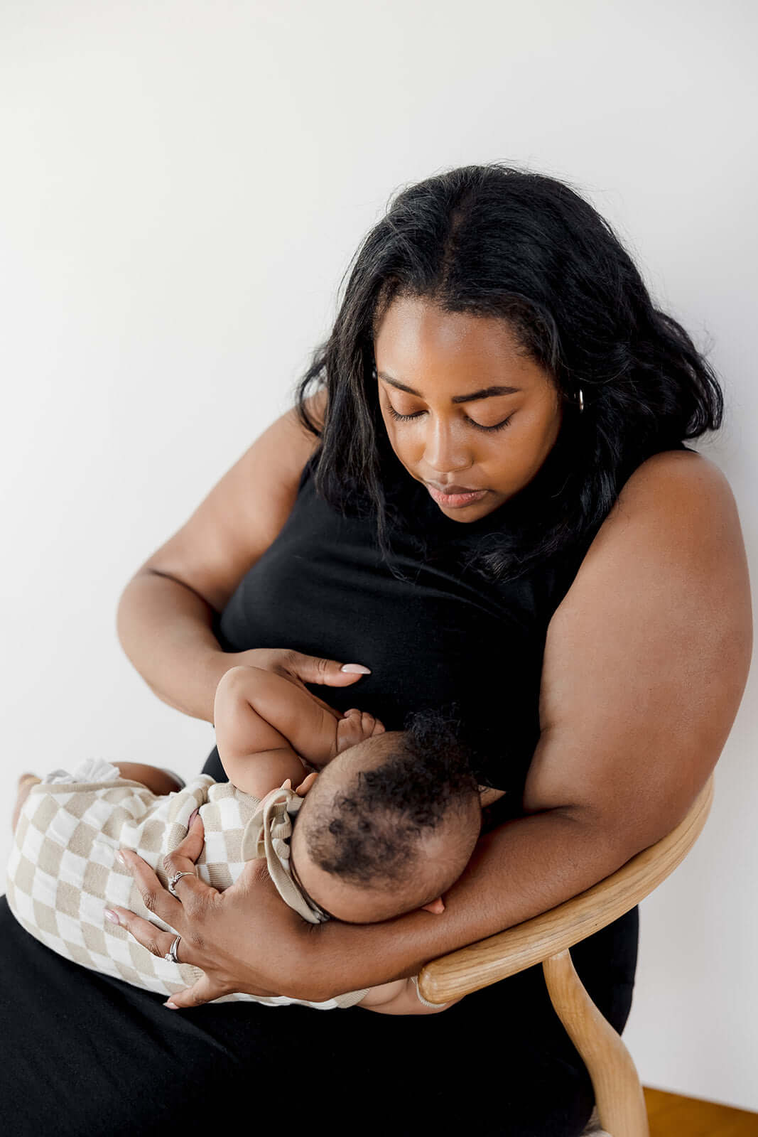 Little Breastfeeding Dress | Black | Milk & Baby