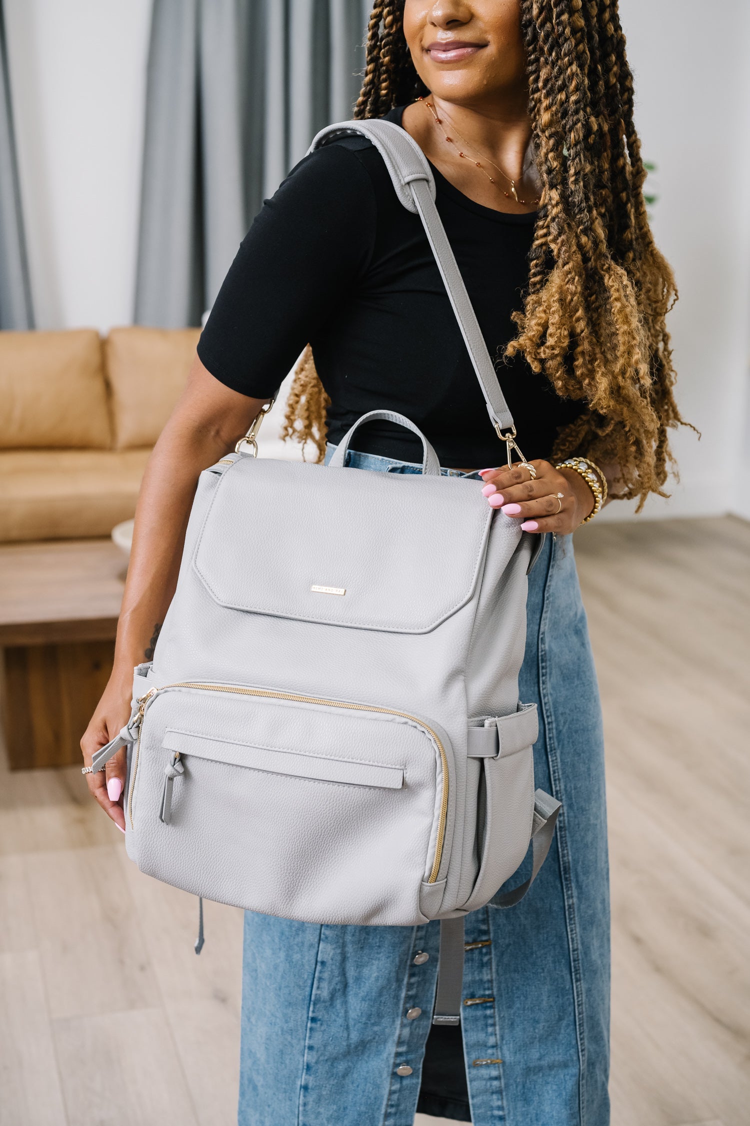 Radley Breast Pump Backpack - Mist | Milk & Baby