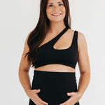 AXK CORE Cross Body Nursing Bra | Black | Milk & Baby
