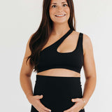 AXK CORE Cross Body Nursing Bra | Black | Milk & Baby