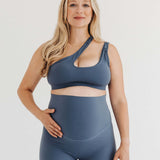 AXK CORE Cross Body Nursing Bra | Blue | Milk & Baby