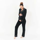 The Black CloudLuxe Classic Pajama Set | Milk & Baby