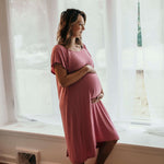 Rose Mommy Labor & Delivery Gown | Milk & Baby