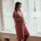 Rose Mommy Labor & Delivery Gown | Milk & Baby