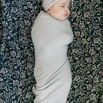 Stone Bamboo Hat OR Head Wrap Set | Milk & Baby