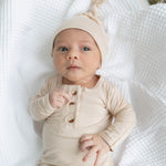Riley Outfit and Hat Set | Sand | Milk & Baby